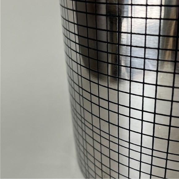 Pottery Barn Ice Bucket with Tongs and Lid ~Barware~Cocktails~Happy Hour~ 6.5” - Picture 5 of 9